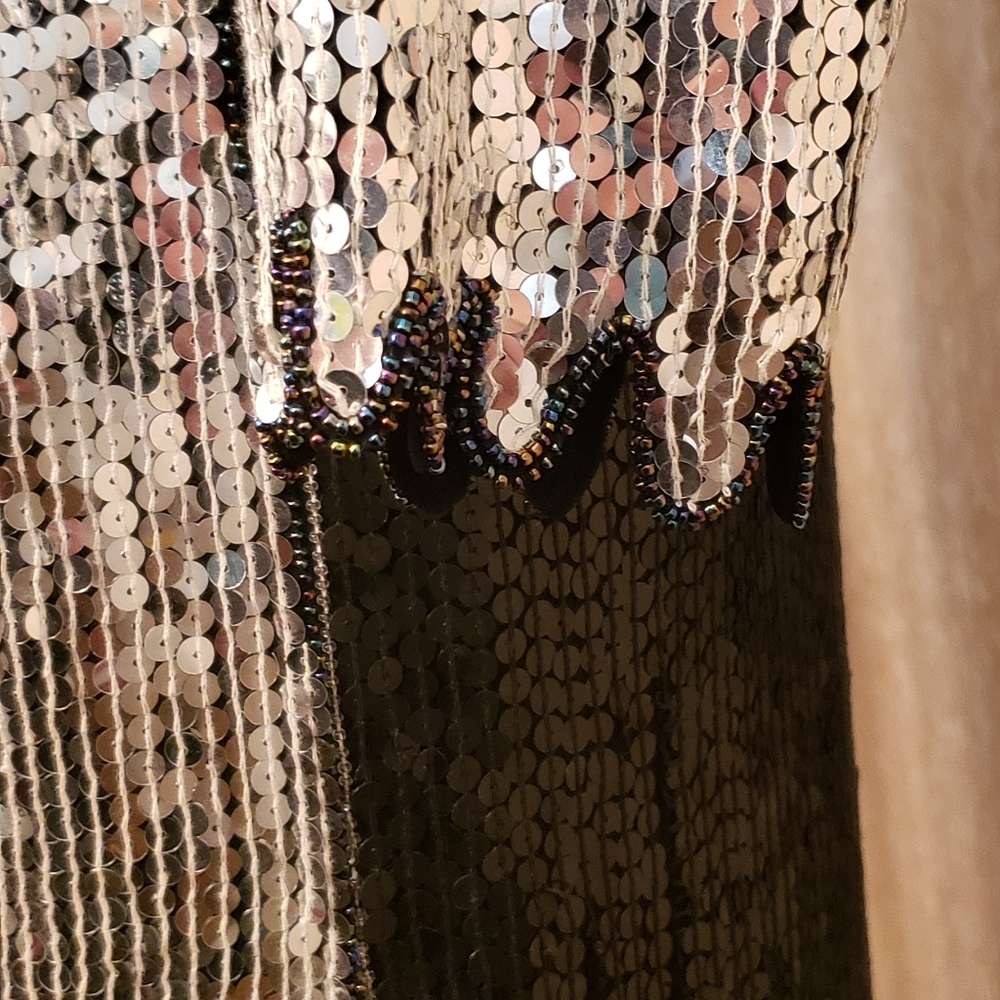 Judith Ann Creations sequin cocktail formal dress - Picture 4 of 10